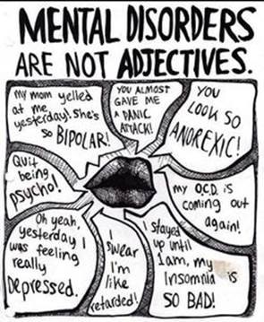 mental disorder are not adjectives